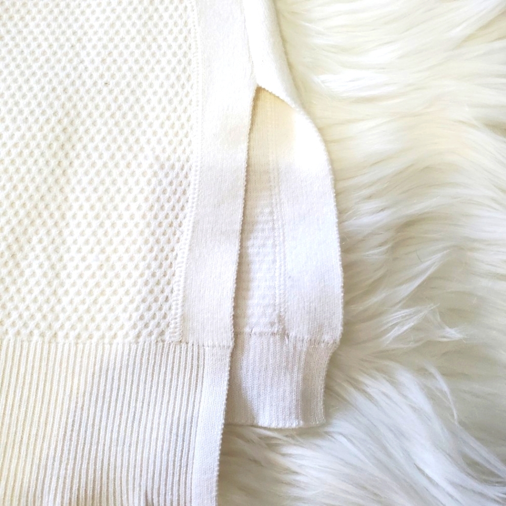 Athleta wool split hem sweater